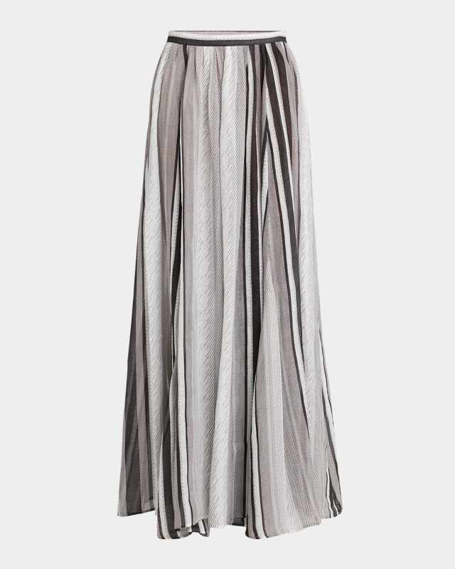 Max Striped Maxi Skirt